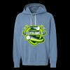 Unisex Garment-Dyed Lightweight Fleece Hooded Sweatshirt Thumbnail
