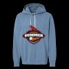 Unisex Garment-Dyed Lightweight Fleece Hooded Sweatshirt Thumbnail