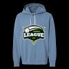 Unisex Garment-Dyed Lightweight Fleece Hooded Sweatshirt Thumbnail