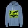 Unisex Garment-Dyed Lightweight Fleece Hooded Sweatshirt Thumbnail