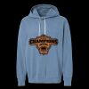Unisex Garment-Dyed Lightweight Fleece Hooded Sweatshirt Thumbnail