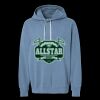 Unisex Garment-Dyed Lightweight Fleece Hooded Sweatshirt Thumbnail