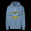 Unisex Garment-Dyed Lightweight Fleece Hooded Sweatshirt Thumbnail