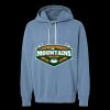Unisex Garment-Dyed Lightweight Fleece Hooded Sweatshirt Thumbnail