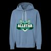 Unisex Garment-Dyed Lightweight Fleece Hooded Sweatshirt Thumbnail