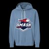 Unisex Garment-Dyed Lightweight Fleece Hooded Sweatshirt Thumbnail