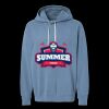 Unisex Garment-Dyed Lightweight Fleece Hooded Sweatshirt Thumbnail
