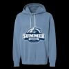 Unisex Garment-Dyed Lightweight Fleece Hooded Sweatshirt Thumbnail