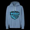 Unisex Garment-Dyed Lightweight Fleece Hooded Sweatshirt Thumbnail