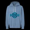 Unisex Garment-Dyed Lightweight Fleece Hooded Sweatshirt Thumbnail