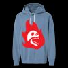 Unisex Garment-Dyed Lightweight Fleece Hooded Sweatshirt Thumbnail