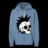 Unisex Garment-Dyed Lightweight Fleece Hooded Sweatshirt Thumbnail