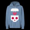 Unisex Garment-Dyed Lightweight Fleece Hooded Sweatshirt Thumbnail