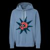 Unisex Garment-Dyed Lightweight Fleece Hooded Sweatshirt Thumbnail