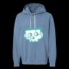 Unisex Garment-Dyed Lightweight Fleece Hooded Sweatshirt Thumbnail