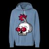 Unisex Garment-Dyed Lightweight Fleece Hooded Sweatshirt Thumbnail