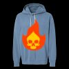Unisex Garment-Dyed Lightweight Fleece Hooded Sweatshirt Thumbnail