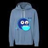 Unisex Garment-Dyed Lightweight Fleece Hooded Sweatshirt Thumbnail