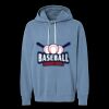 Unisex Garment-Dyed Lightweight Fleece Hooded Sweatshirt Thumbnail