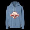 Unisex Garment-Dyed Lightweight Fleece Hooded Sweatshirt Thumbnail