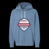 Unisex Garment-Dyed Lightweight Fleece Hooded Sweatshirt Thumbnail