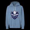Unisex Garment-Dyed Lightweight Fleece Hooded Sweatshirt Thumbnail