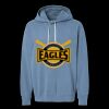 Unisex Garment-Dyed Lightweight Fleece Hooded Sweatshirt Thumbnail