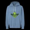 Unisex Garment-Dyed Lightweight Fleece Hooded Sweatshirt Thumbnail