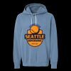 Unisex Garment-Dyed Lightweight Fleece Hooded Sweatshirt Thumbnail