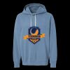 Unisex Garment-Dyed Lightweight Fleece Hooded Sweatshirt Thumbnail