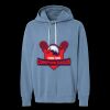 Unisex Garment-Dyed Lightweight Fleece Hooded Sweatshirt Thumbnail