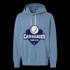 Unisex Garment-Dyed Lightweight Fleece Hooded Sweatshirt Thumbnail