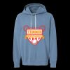 Unisex Garment-Dyed Lightweight Fleece Hooded Sweatshirt Thumbnail