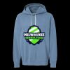 Unisex Garment-Dyed Lightweight Fleece Hooded Sweatshirt Thumbnail