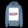 Unisex Garment-Dyed Lightweight Fleece Hooded Sweatshirt Thumbnail