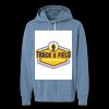 Unisex Garment-Dyed Lightweight Fleece Hooded Sweatshirt Thumbnail