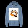 Unisex Garment-Dyed Lightweight Fleece Hooded Sweatshirt Thumbnail