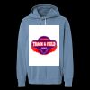 Unisex Garment-Dyed Lightweight Fleece Hooded Sweatshirt Thumbnail