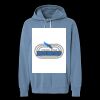 Unisex Garment-Dyed Lightweight Fleece Hooded Sweatshirt Thumbnail