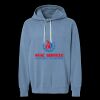 Unisex Garment-Dyed Lightweight Fleece Hooded Sweatshirt Thumbnail
