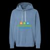 Unisex Garment-Dyed Lightweight Fleece Hooded Sweatshirt Thumbnail