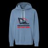 Unisex Garment-Dyed Lightweight Fleece Hooded Sweatshirt Thumbnail