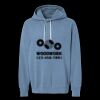Unisex Garment-Dyed Lightweight Fleece Hooded Sweatshirt Thumbnail