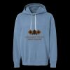 Unisex Garment-Dyed Lightweight Fleece Hooded Sweatshirt Thumbnail