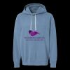 Unisex Garment-Dyed Lightweight Fleece Hooded Sweatshirt Thumbnail