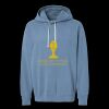 Unisex Garment-Dyed Lightweight Fleece Hooded Sweatshirt Thumbnail