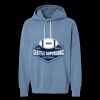 Unisex Garment-Dyed Lightweight Fleece Hooded Sweatshirt Thumbnail