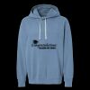 Unisex Garment-Dyed Lightweight Fleece Hooded Sweatshirt Thumbnail