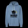 Unisex Garment-Dyed Lightweight Fleece Hooded Sweatshirt Thumbnail