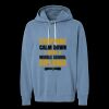 Unisex Garment-Dyed Lightweight Fleece Hooded Sweatshirt Thumbnail
